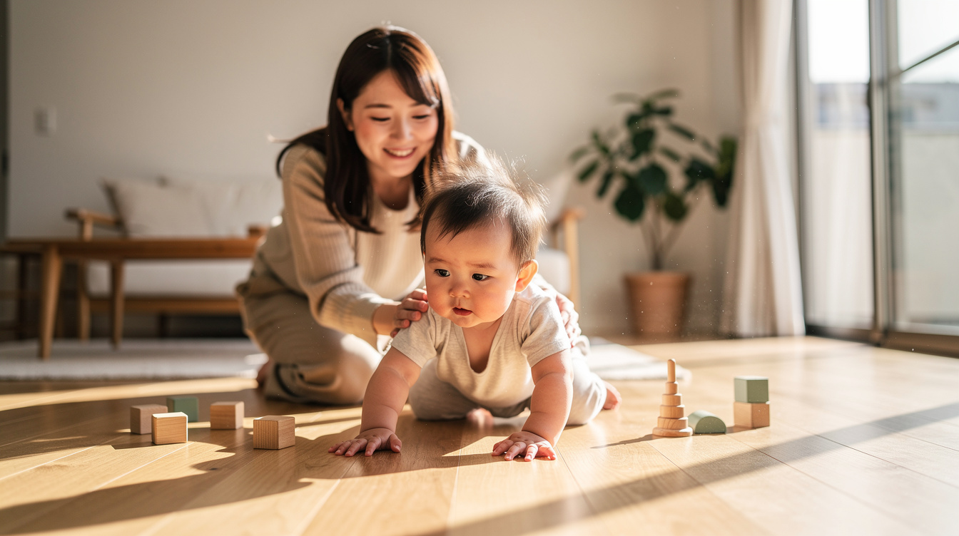 赤ちゃんずりばいいつから始まるの?平均時期と個人差