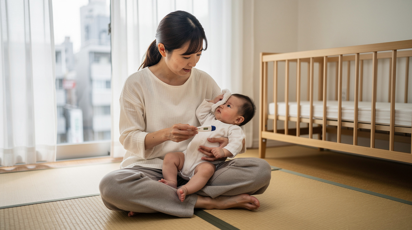 赤ちゃん発熱何度病院か判断しながら行う自宅ケアの基本