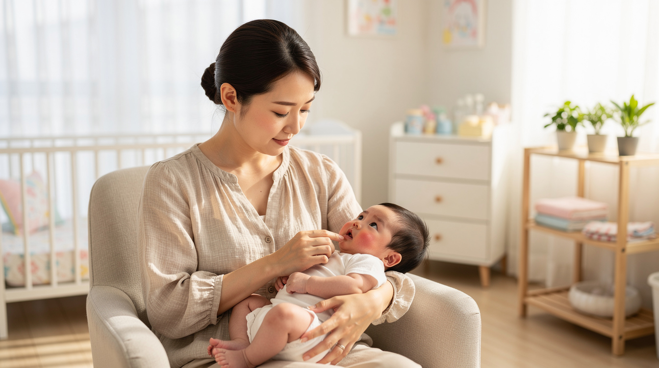 赤ちゃん湿疹顔原因とは？まず基本を理解しよう