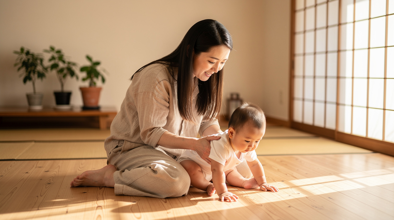 赤ちゃん寝返りいつからが平均？月齢別の発達の目安