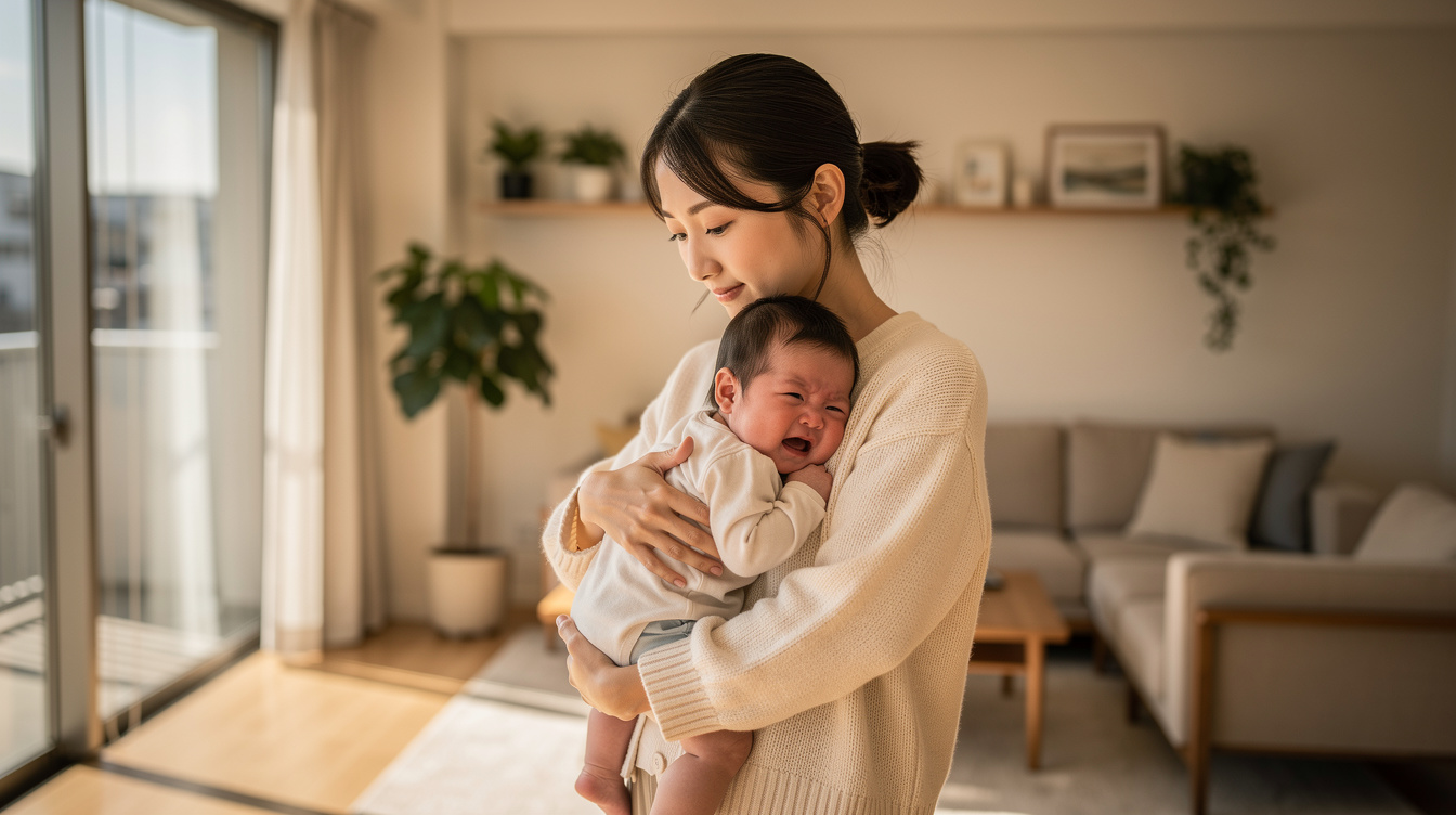 赤ちゃんが泣き止まない主な原因とは?
