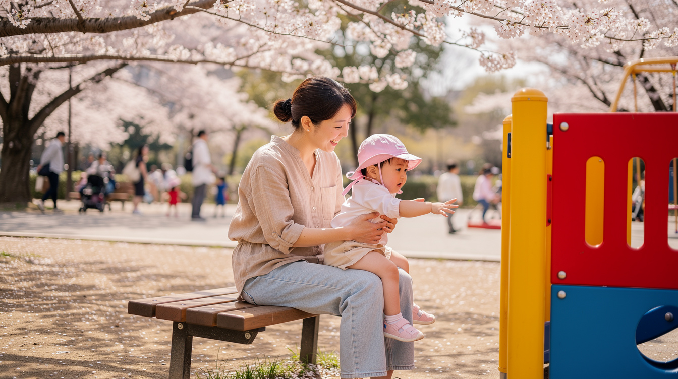 1歳公園遊びおすすめ|公園選びの3つのポイントと注意点
