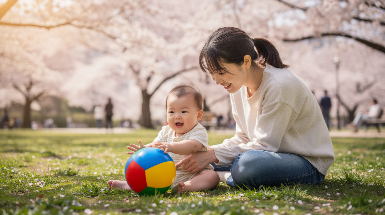 1歳公園遊びおすすめの遊び方5選|月齢別のポイントも解説