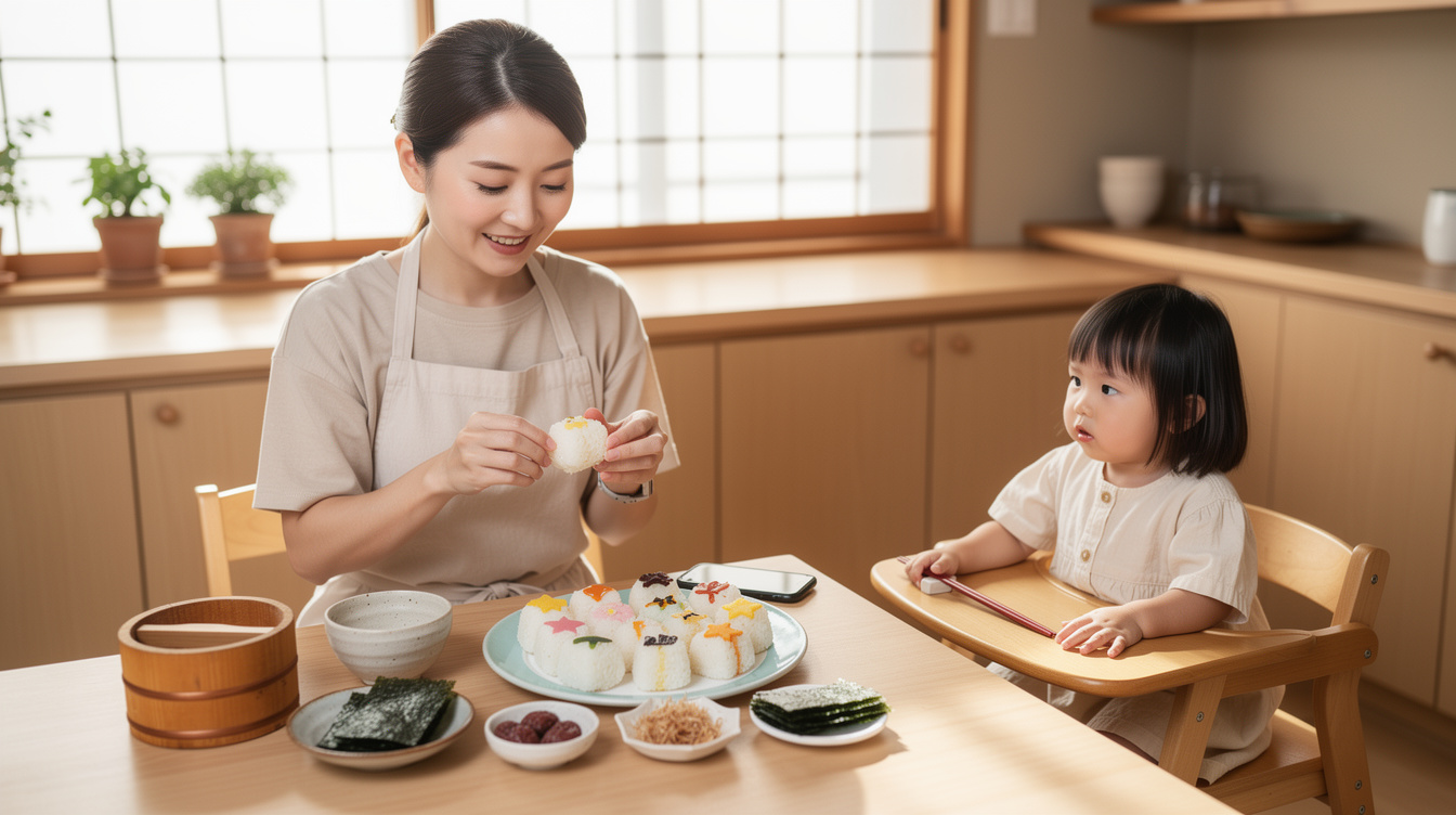 2歳ご飯食べないおにぎり工夫【形・大きさ編】