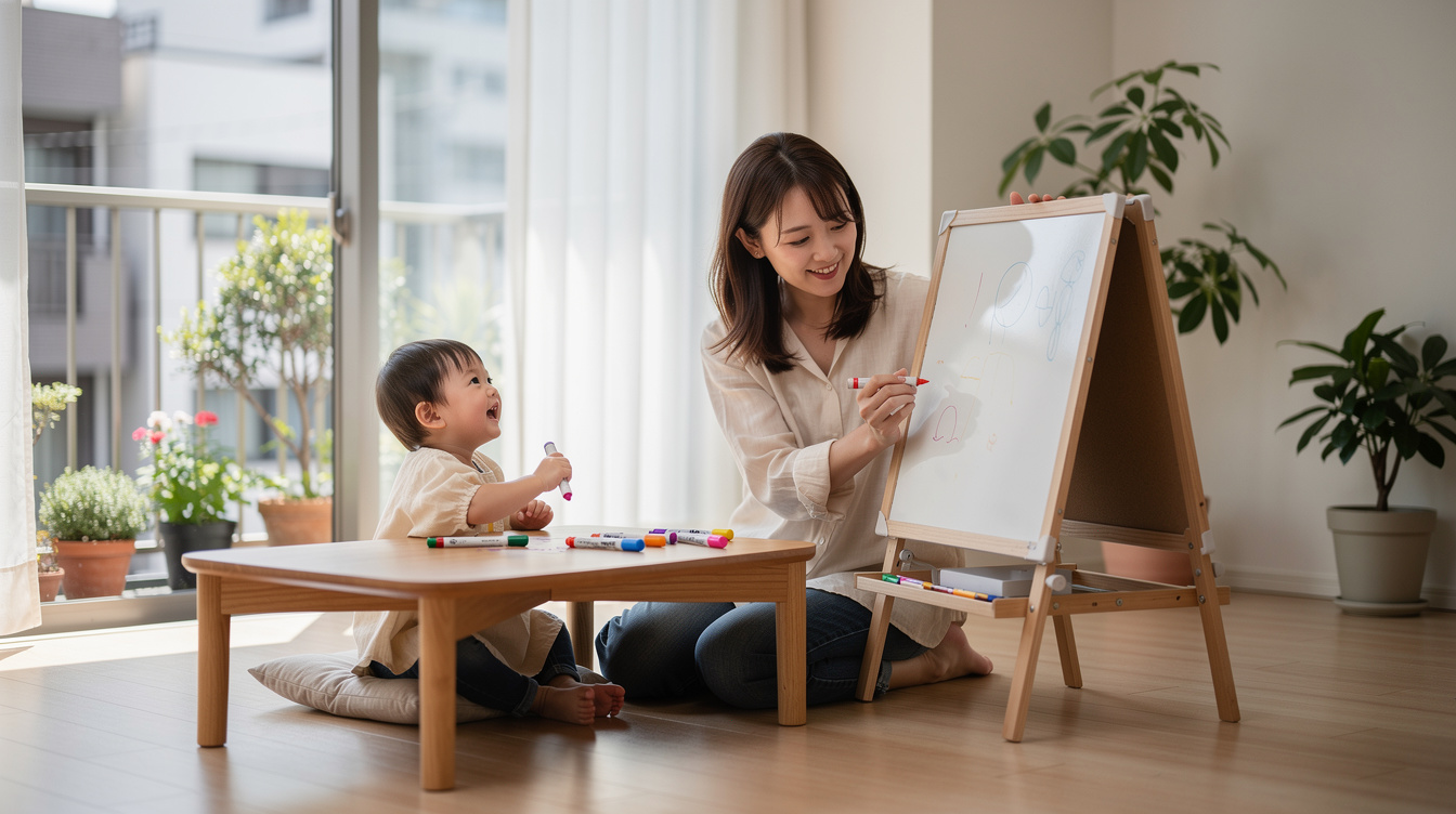 2歳室内遊びアート汚れない定番アイデア①〜③