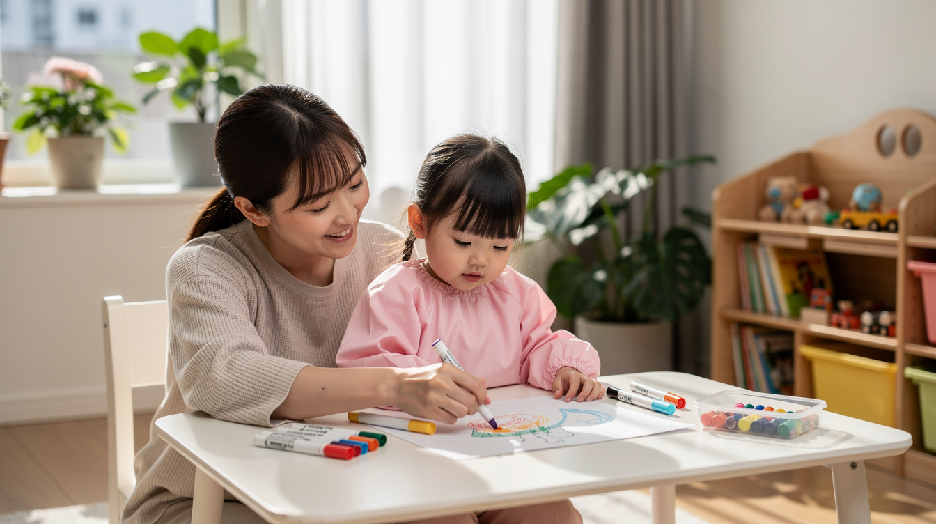 2歳室内遊びアート汚れない！おすすめ素材ベスト5