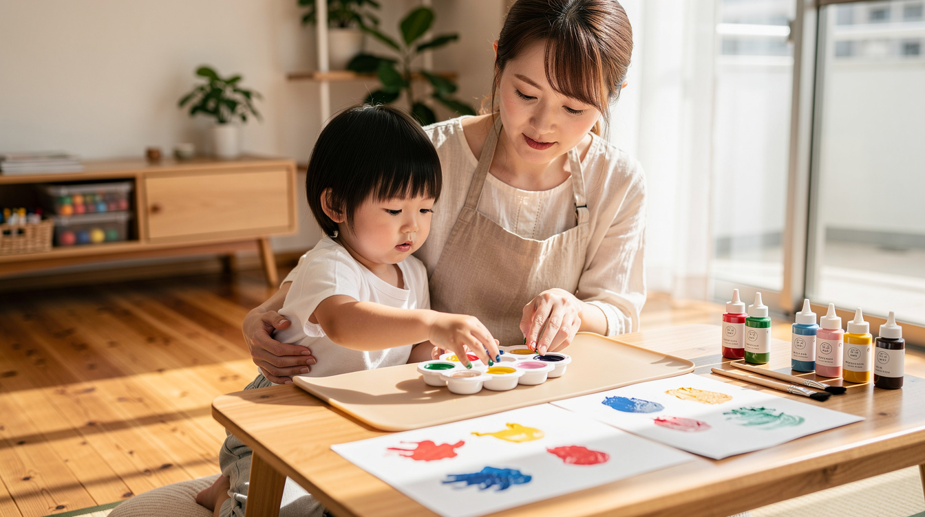 2歳室内遊びアート汚れないが難しい理由と解決策