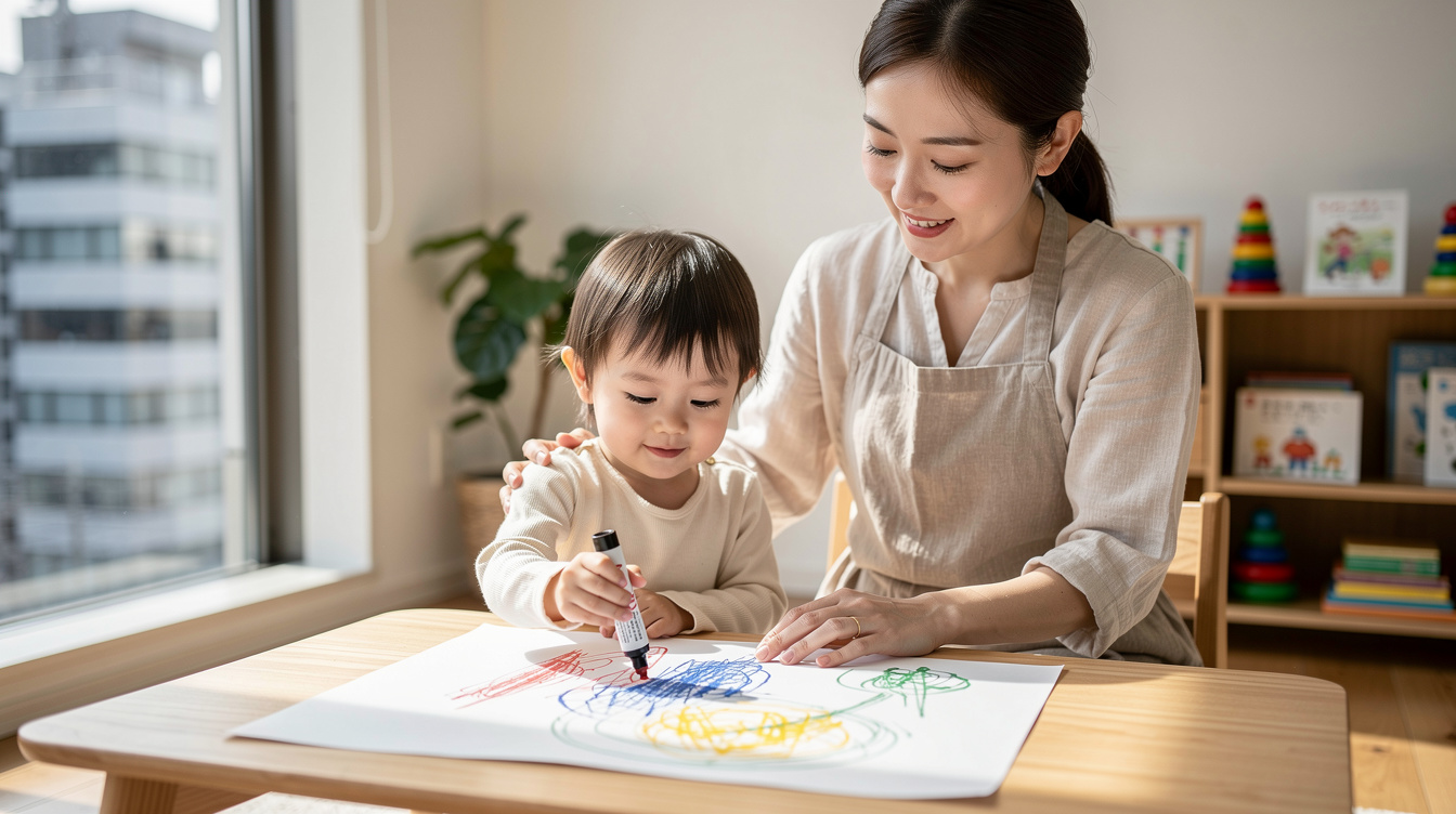 2歳室内遊びアート汚れないおすすめ遊び10選(前半)