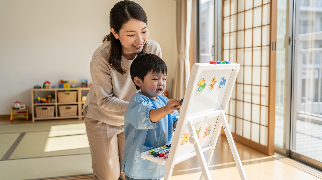 2歳室内遊びアート汚れないおすすめ7つのアイデア