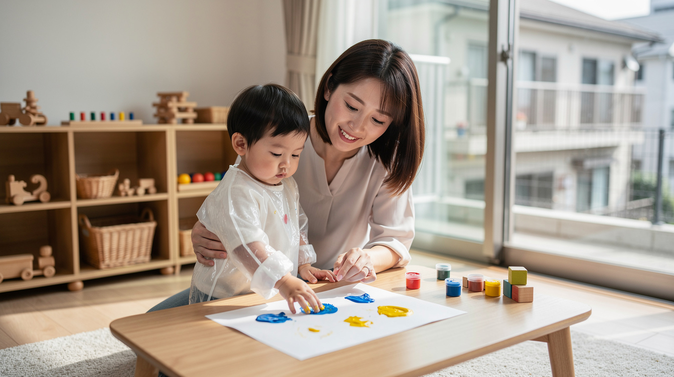 2歳室内遊びアート汚れないが重要な理由と基本の考え方