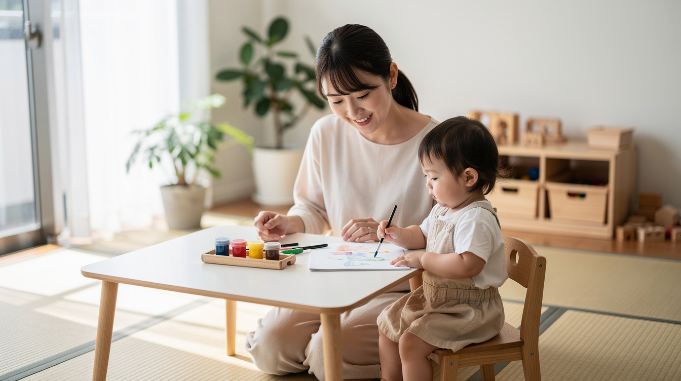 2歳室内遊びアート汚れないが大切な理由とは？