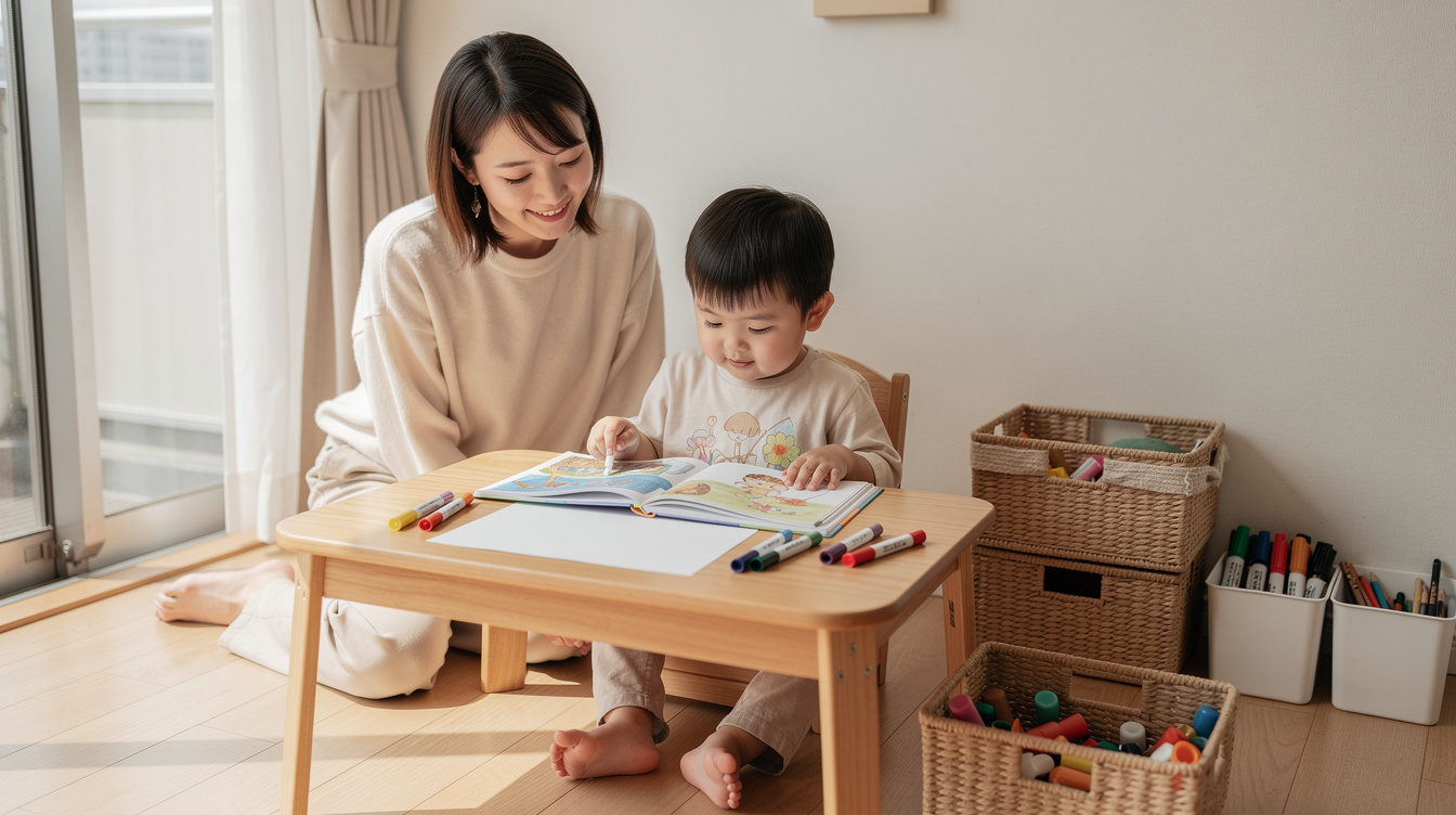 2歳室内遊びアート汚れないおすすめ7選|材料別に徹底解説