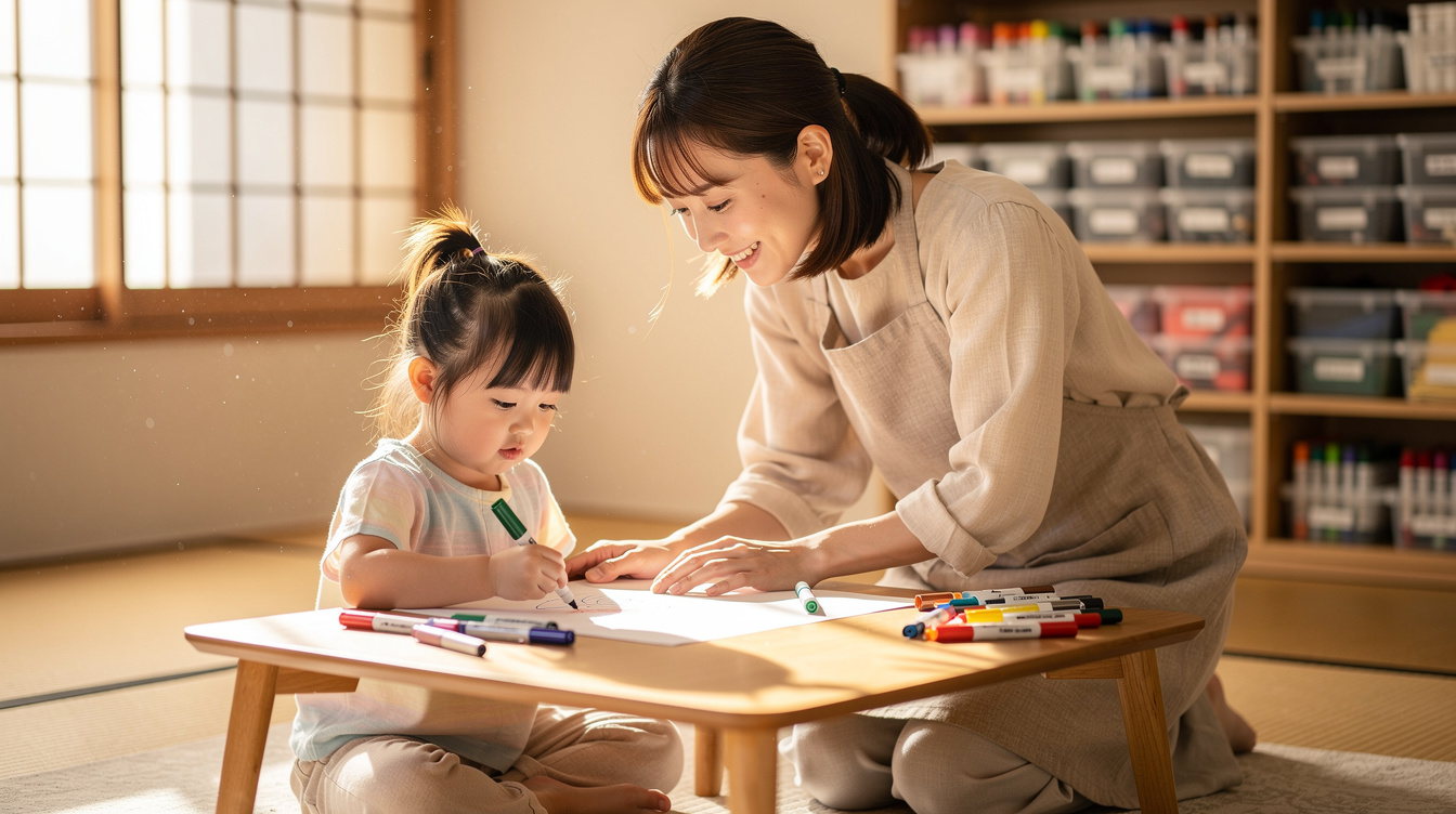 2歳室内遊びアート汚れないが求められる理由とは