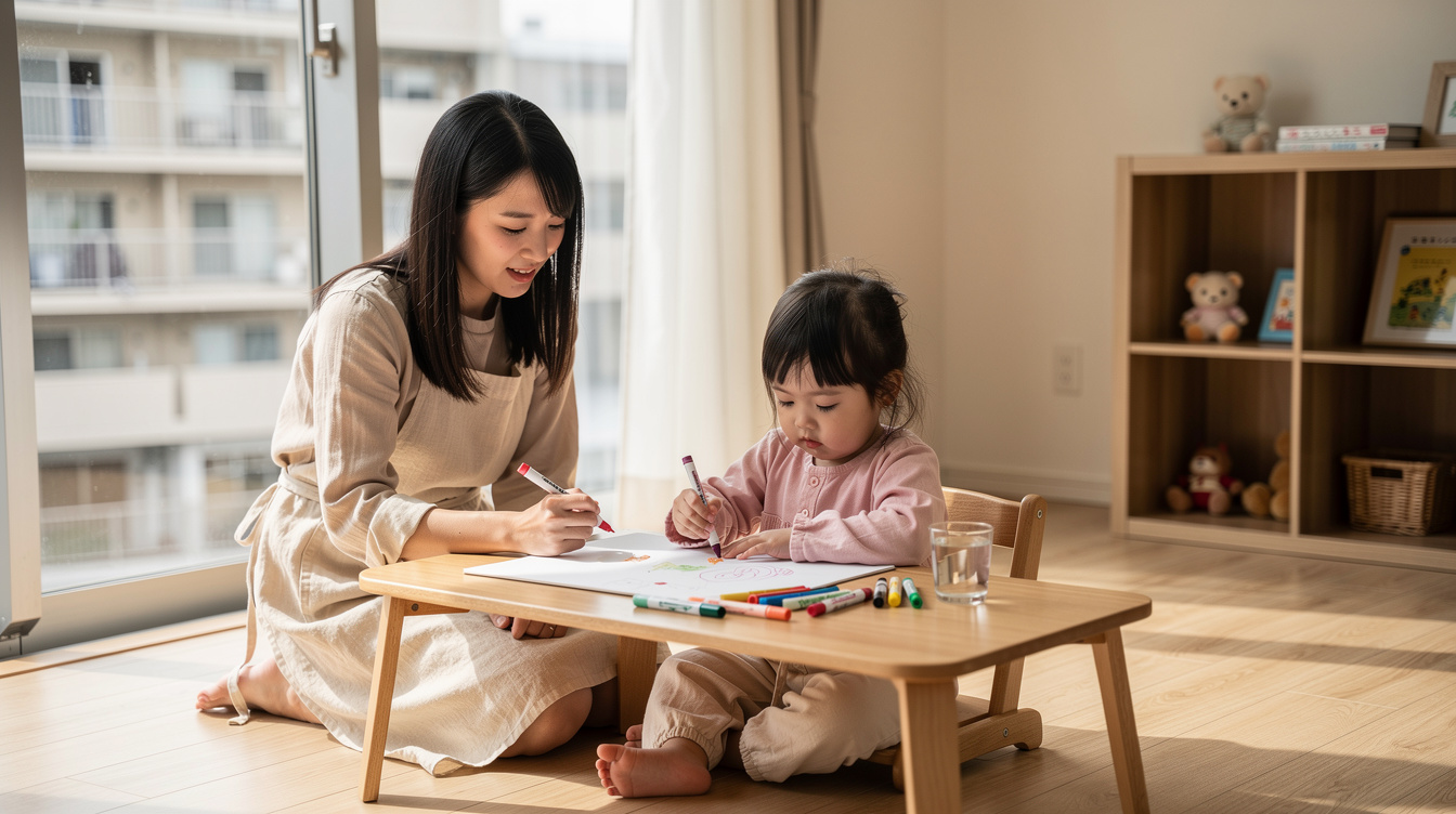 2歳室内遊びアート汚れないが大事な理由とは?