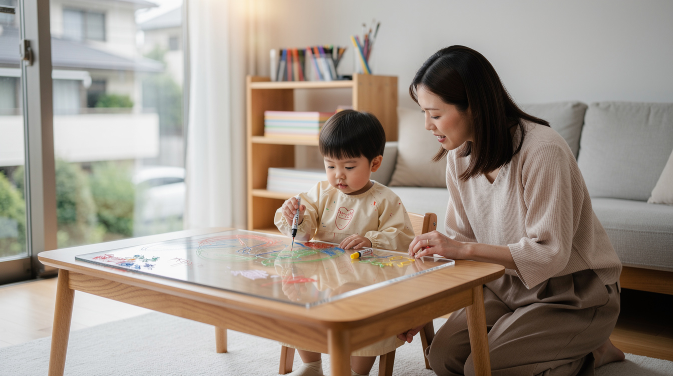 2歳室内遊びアート汚れない|おすすめ7つの方法