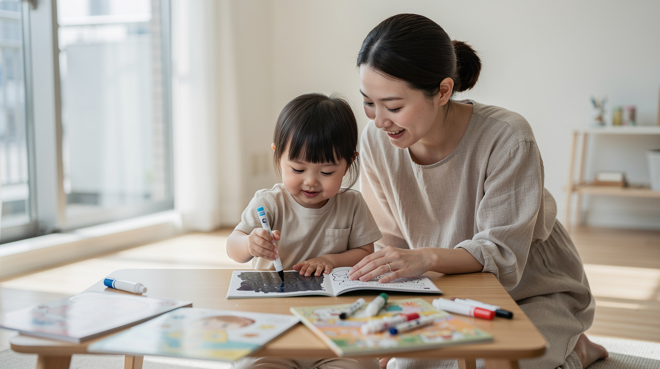 2歳室内遊びアート汚れないが注目される理由