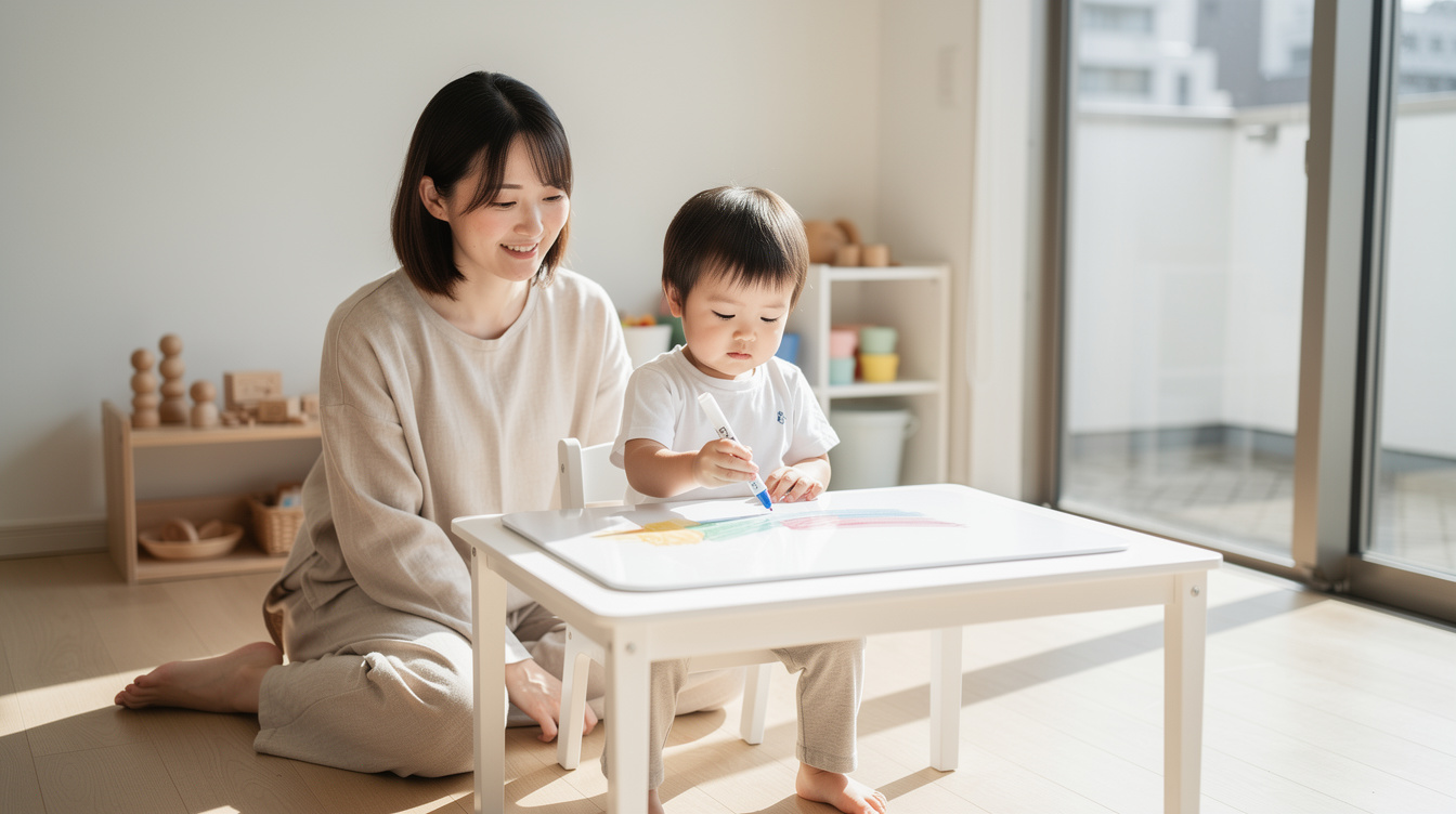 2歳室内遊びアート汚れないが重要な理由とは?