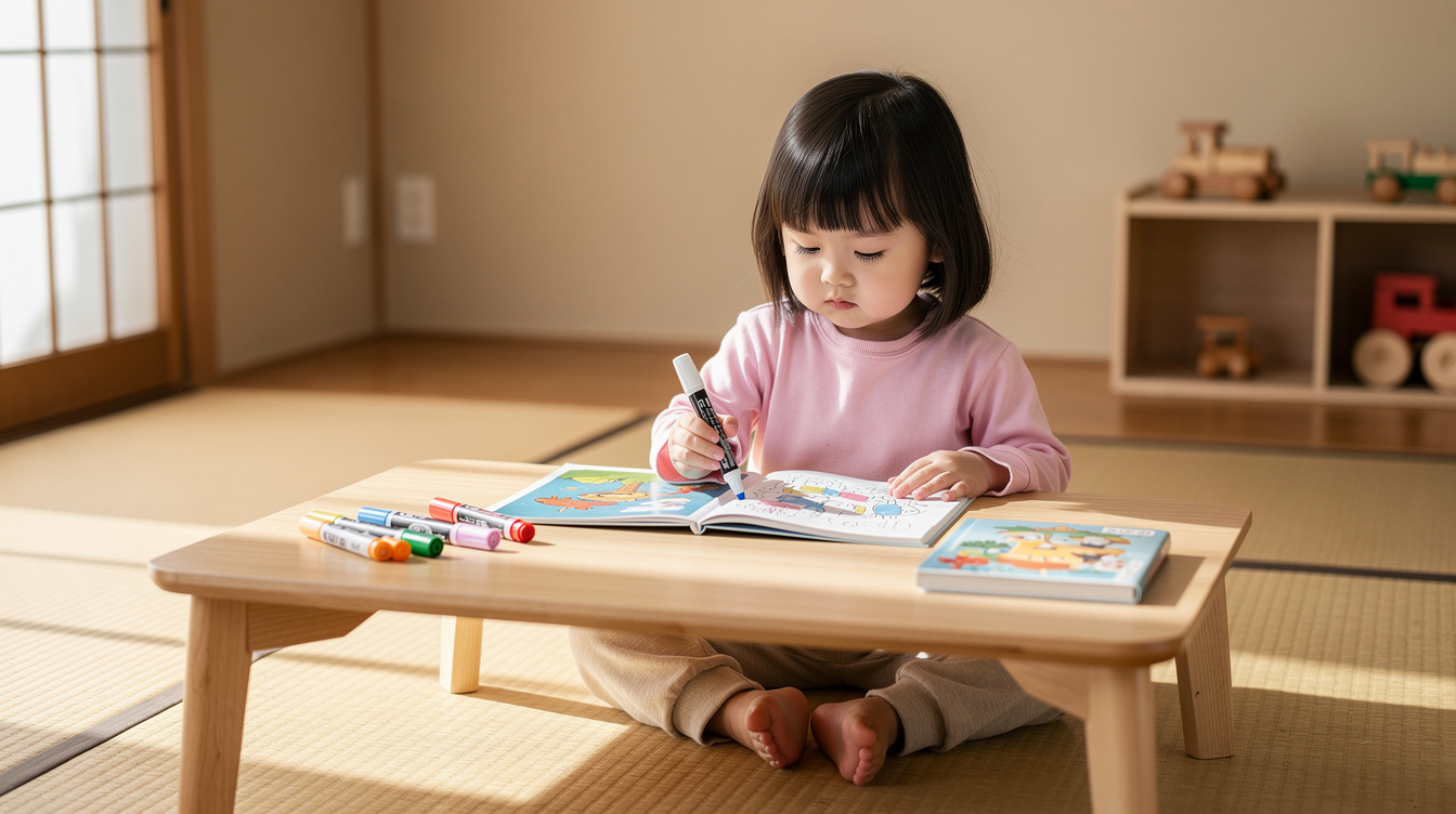 2歳室内遊びアート汚れないが注目される理由