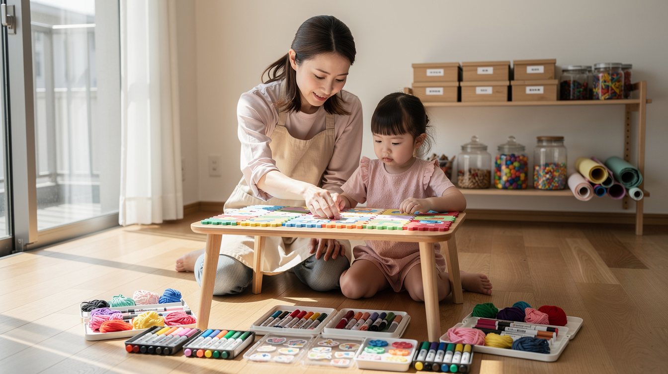 2歳室内遊びアート汚れないおすすめ素材5選