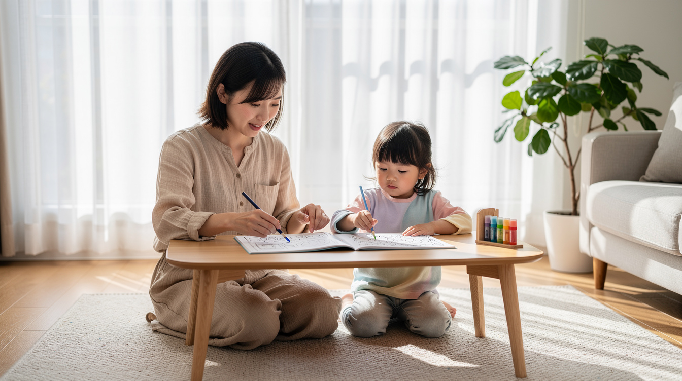 2歳室内遊びアート汚れないが注目される理由
