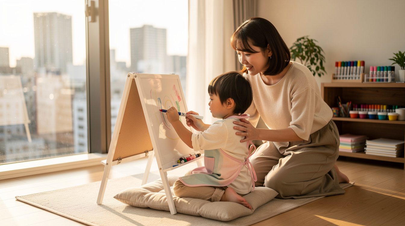 2歳室内遊びアート汚れない:おすすめ創作遊び10選