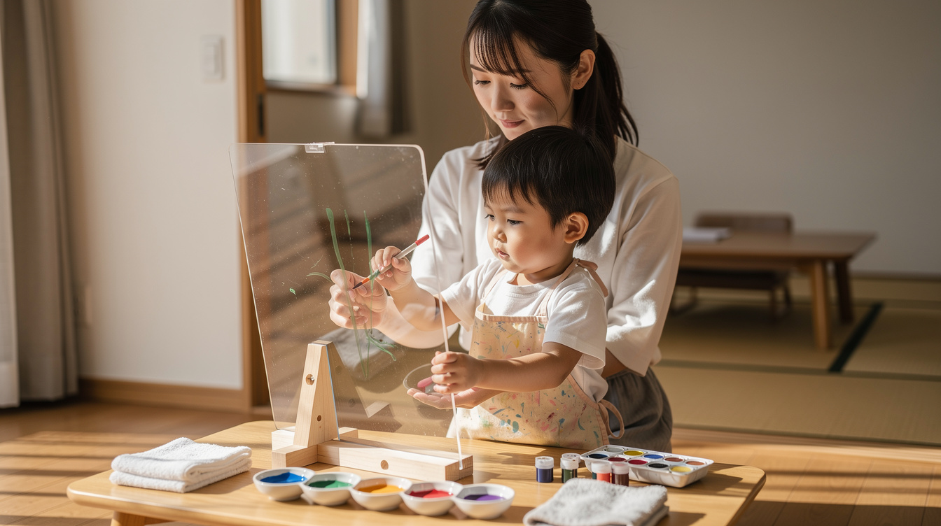 2歳室内遊びアート汚れないが難しい理由と解決策