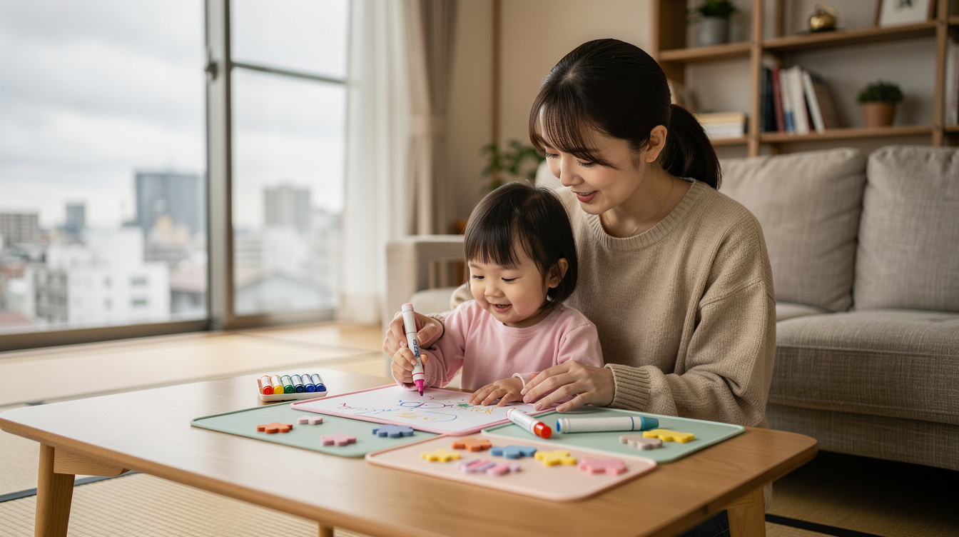2歳室内遊びアート汚れないおすすめ素材7選