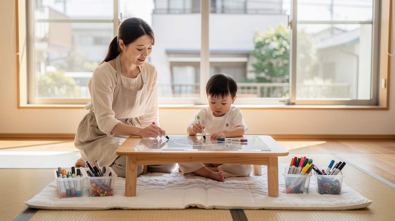 なぜ2歳室内遊びアート汚れない工夫が必要なのか
