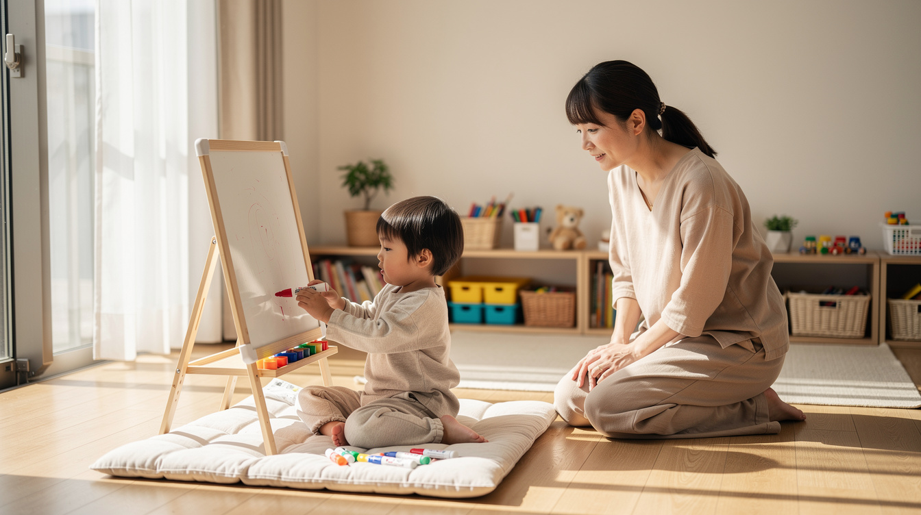 2歳室内遊びアート汚れない【厳選7つの方法】