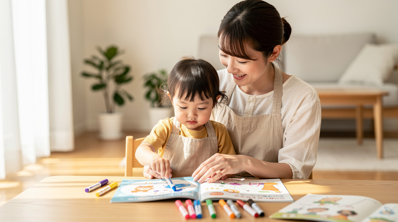 2歳室内遊びアート汚れない7つのおすすめアイデア
