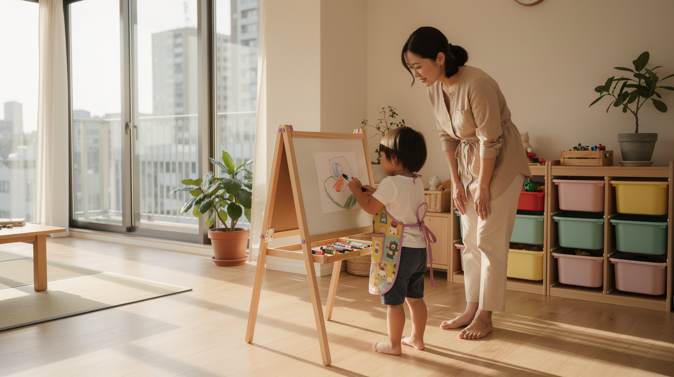 2歳室内遊びアート汚れないが重要な理由とは?