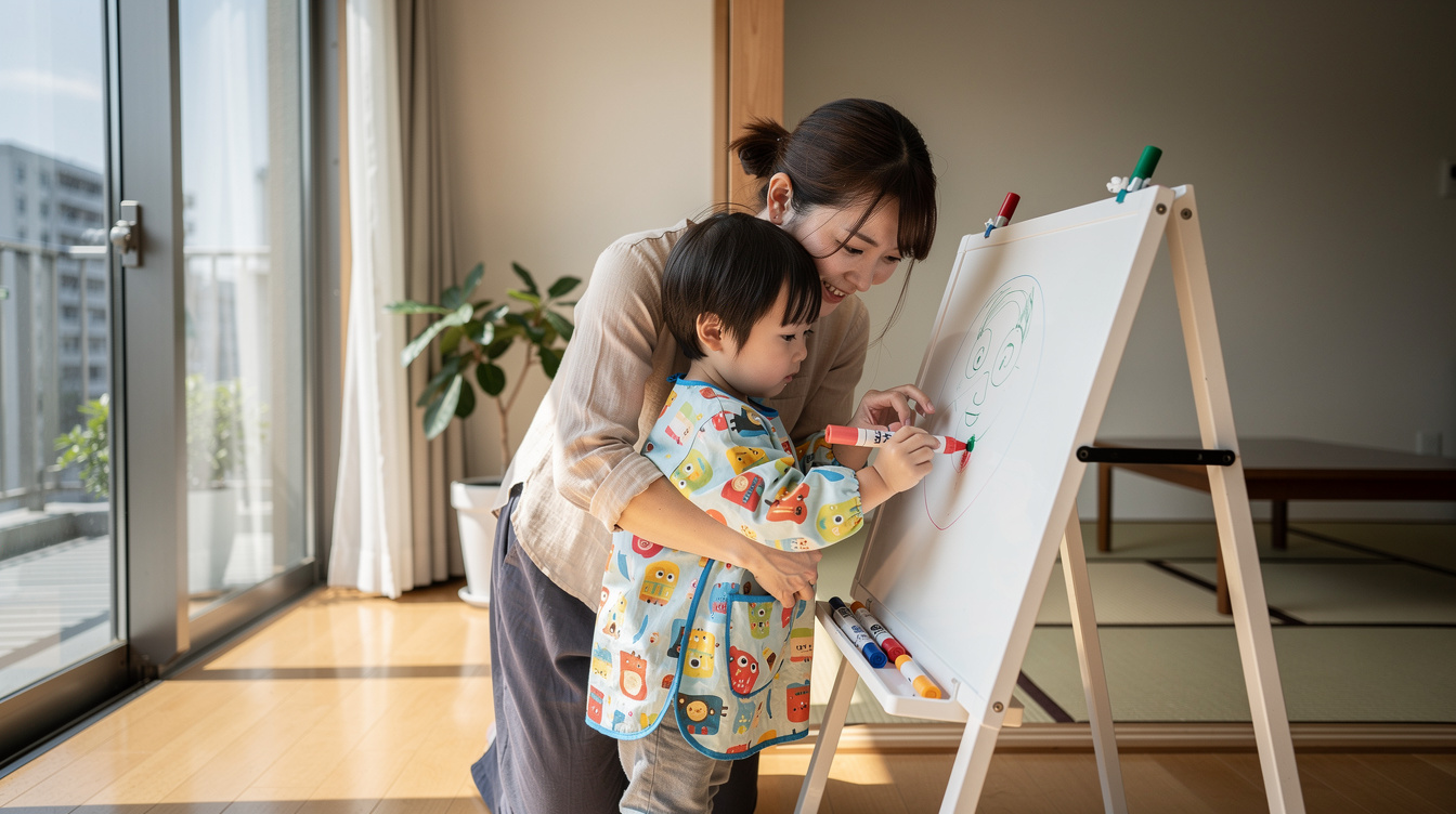 2歳室内遊びアート汚れないが難しい理由と解決策