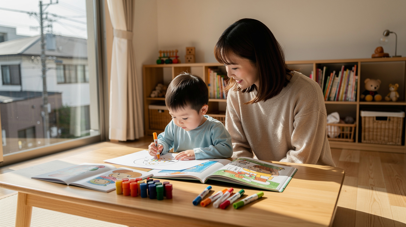 2歳室内遊びアート汚れないが注目される理由