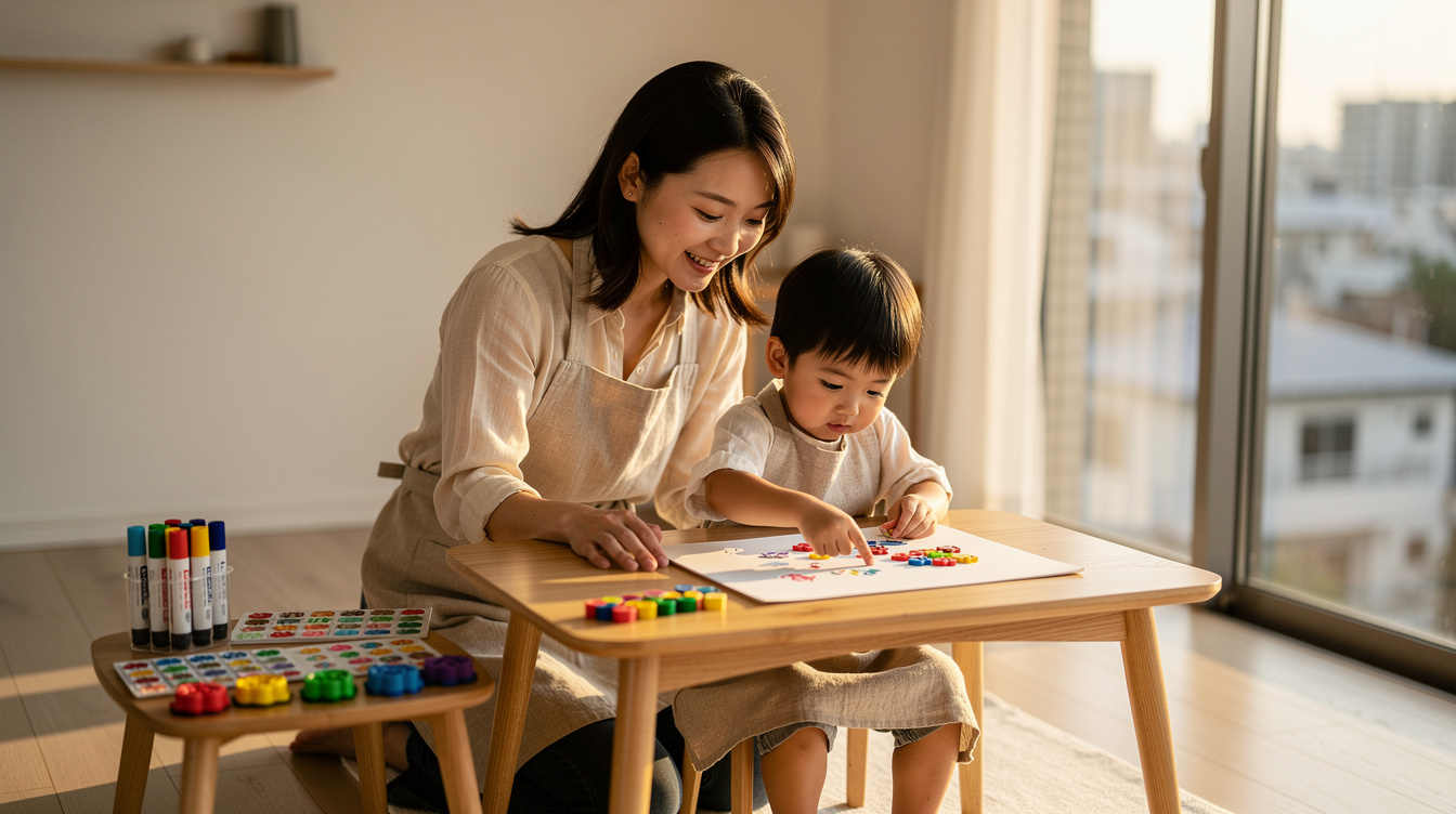 2歳室内遊びアート汚れない人気アイデア7選