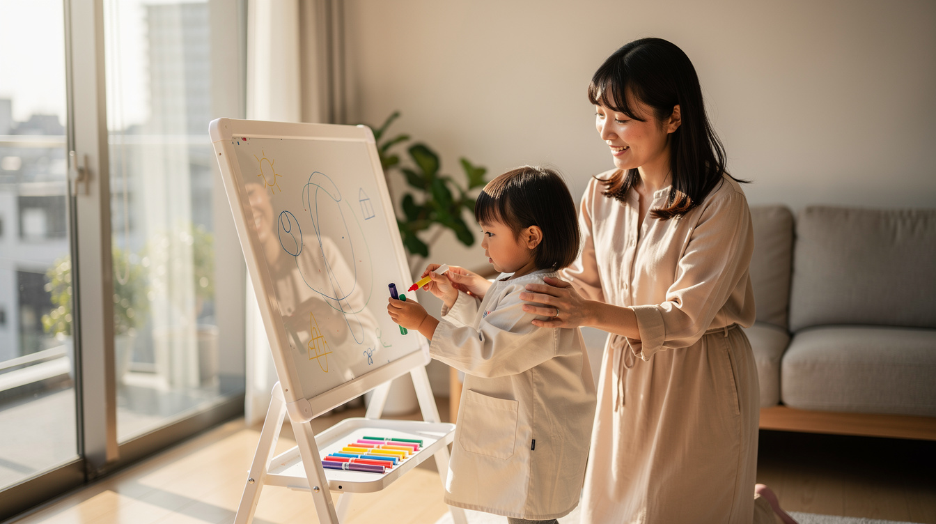 2歳室内遊びアート汚れないが注目される理由