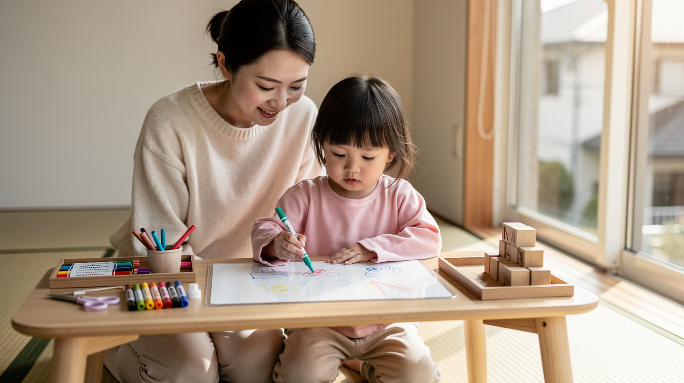 2歳室内遊びアート汚れない7つのアイデア詳細解説