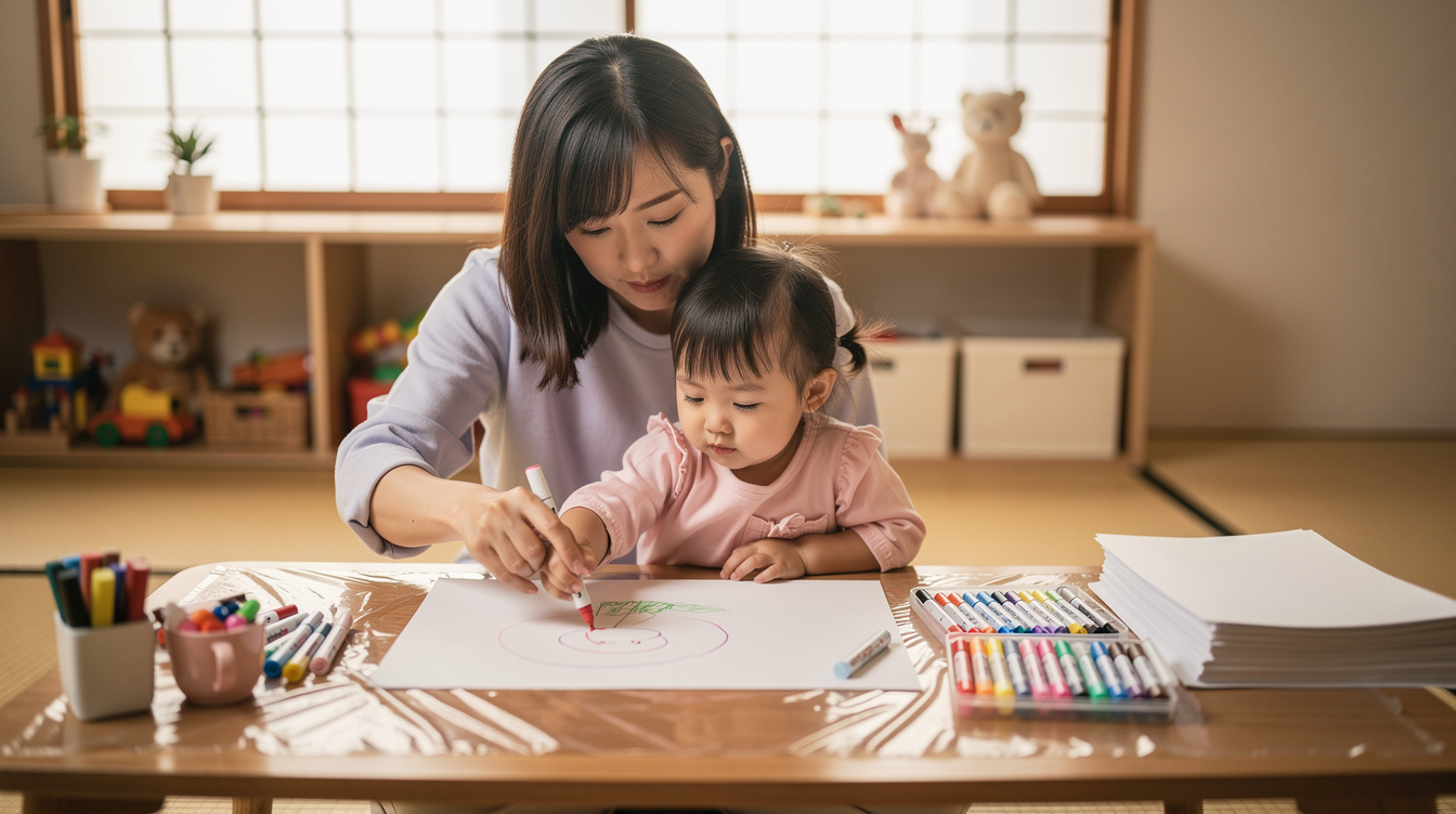 2歳室内遊びアート汚れないが重要な理由とは?