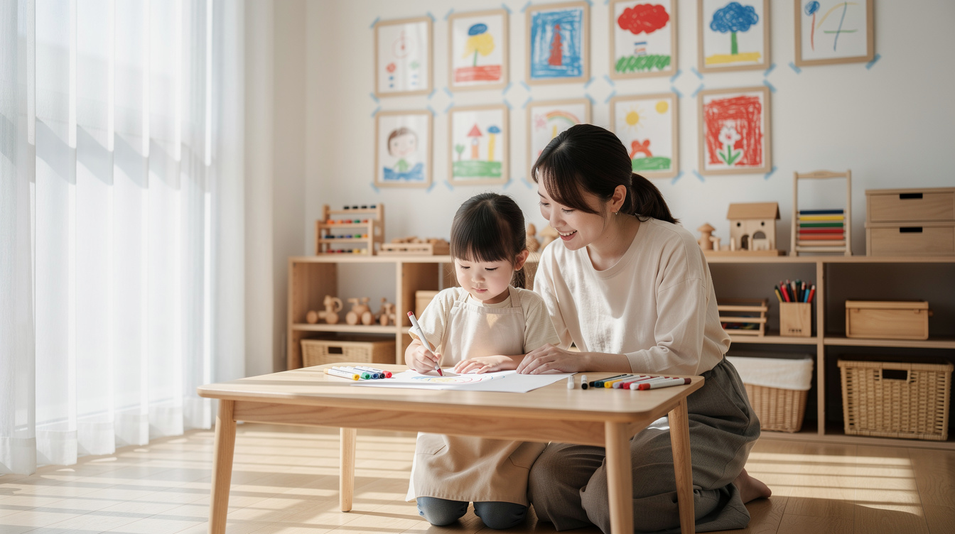 2歳室内遊びアート汚れないが大切な理由とは?