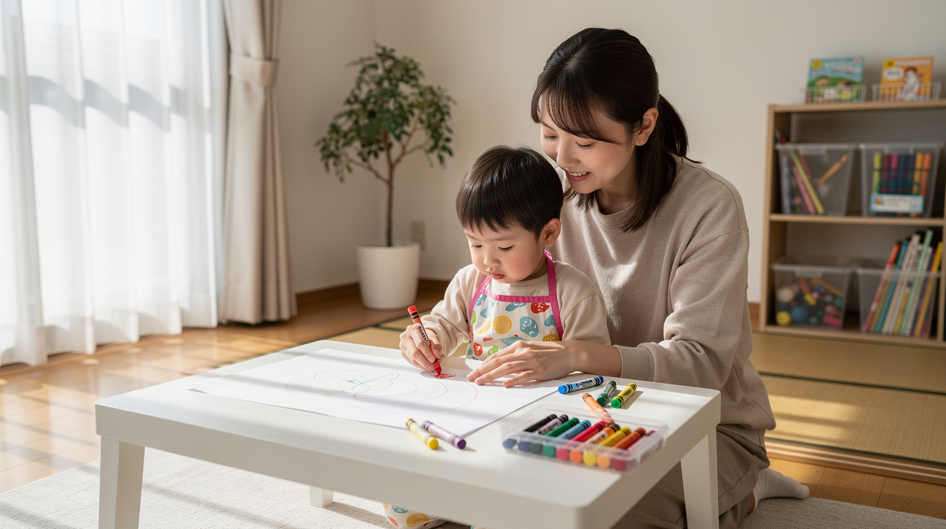 2歳室内遊びアート汚れないために知っておきたい基礎知識