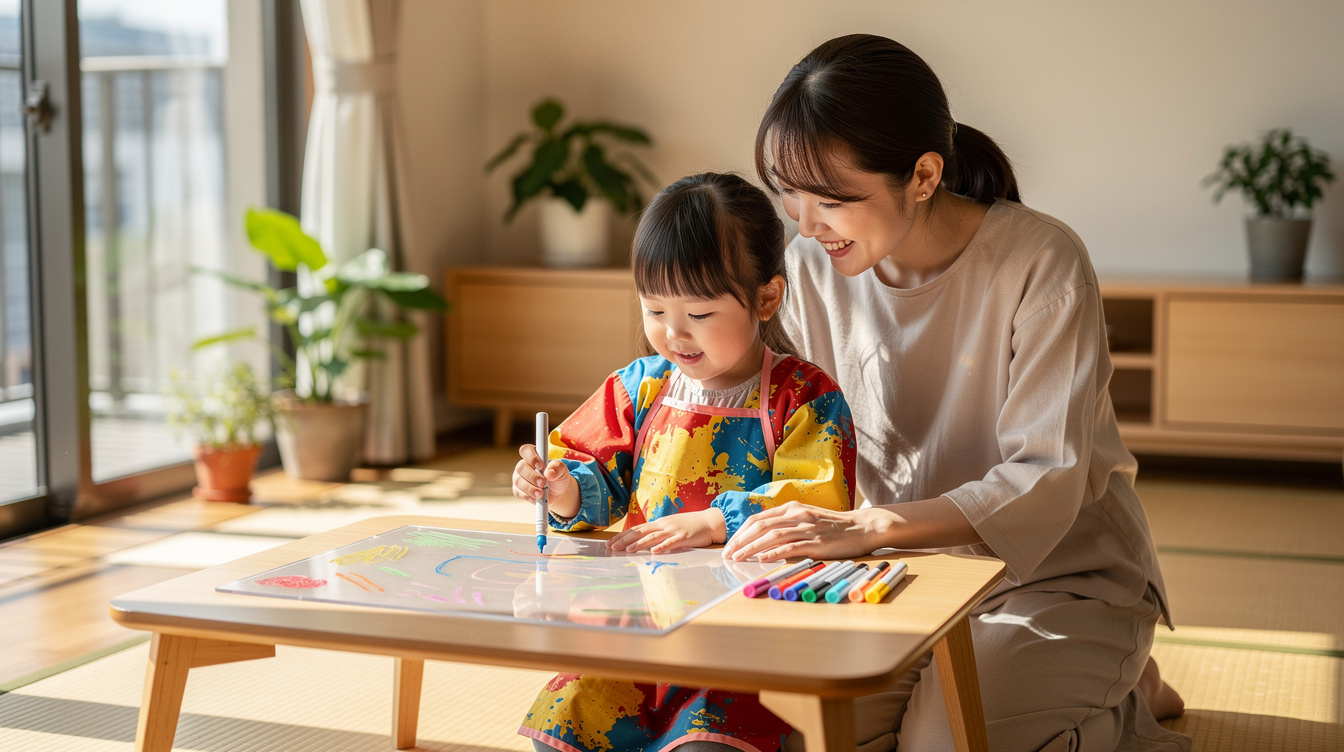 2歳室内遊びアート汚れない人気アイデア7選(後半)