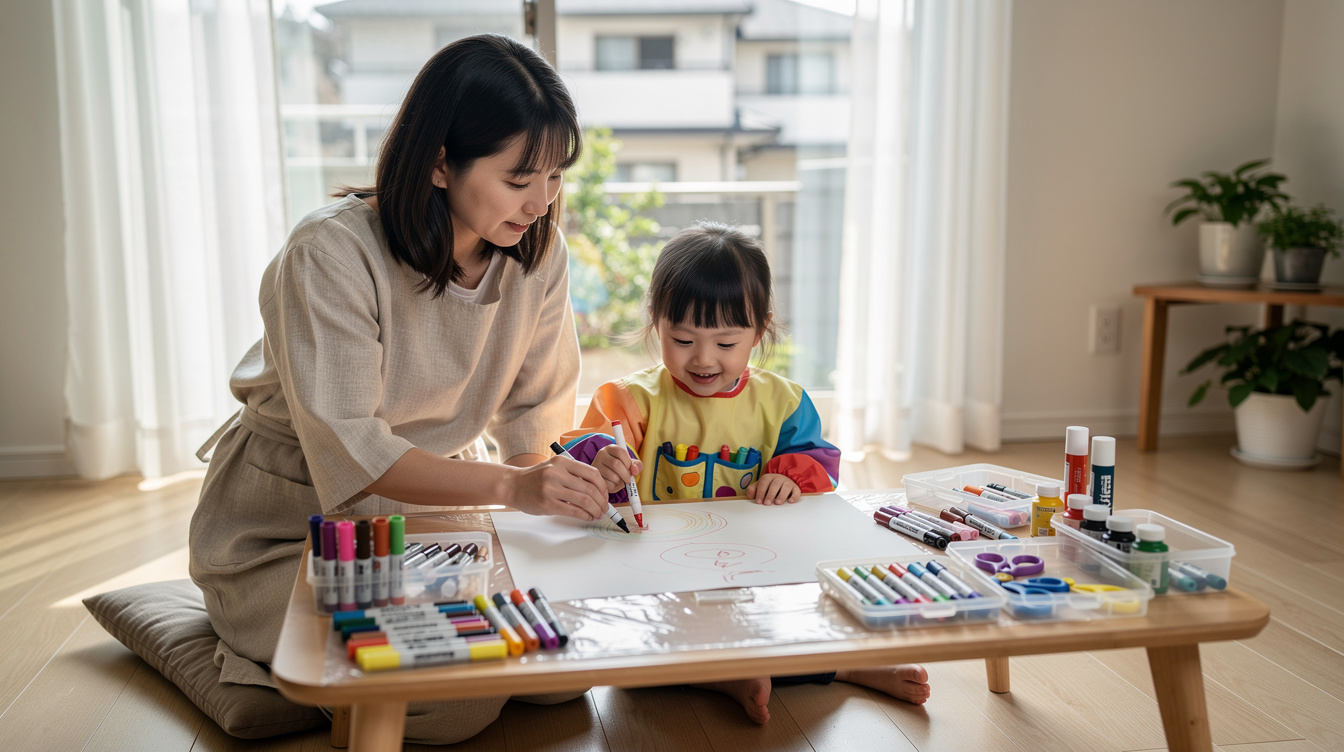 2歳室内遊びアート汚れない環境づくりの完全ガイド