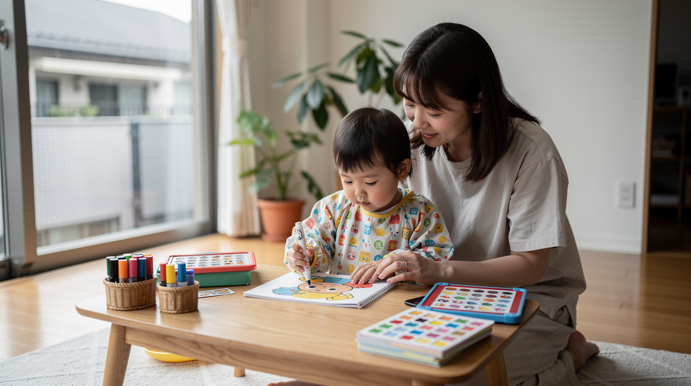 2歳室内遊びアート汚れない:おすすめ素材と道具5選