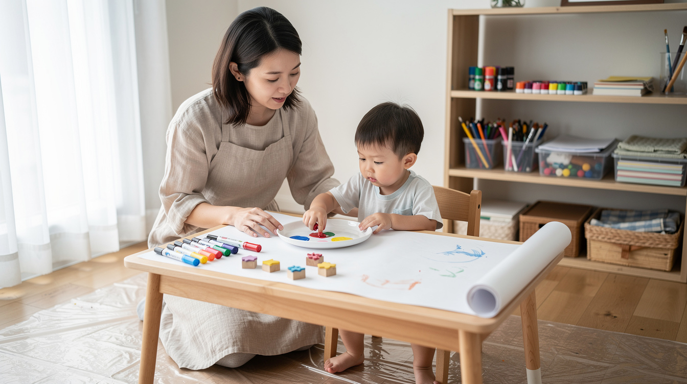 なぜ2歳室内遊びアート汚れないアイデアが必要なのか