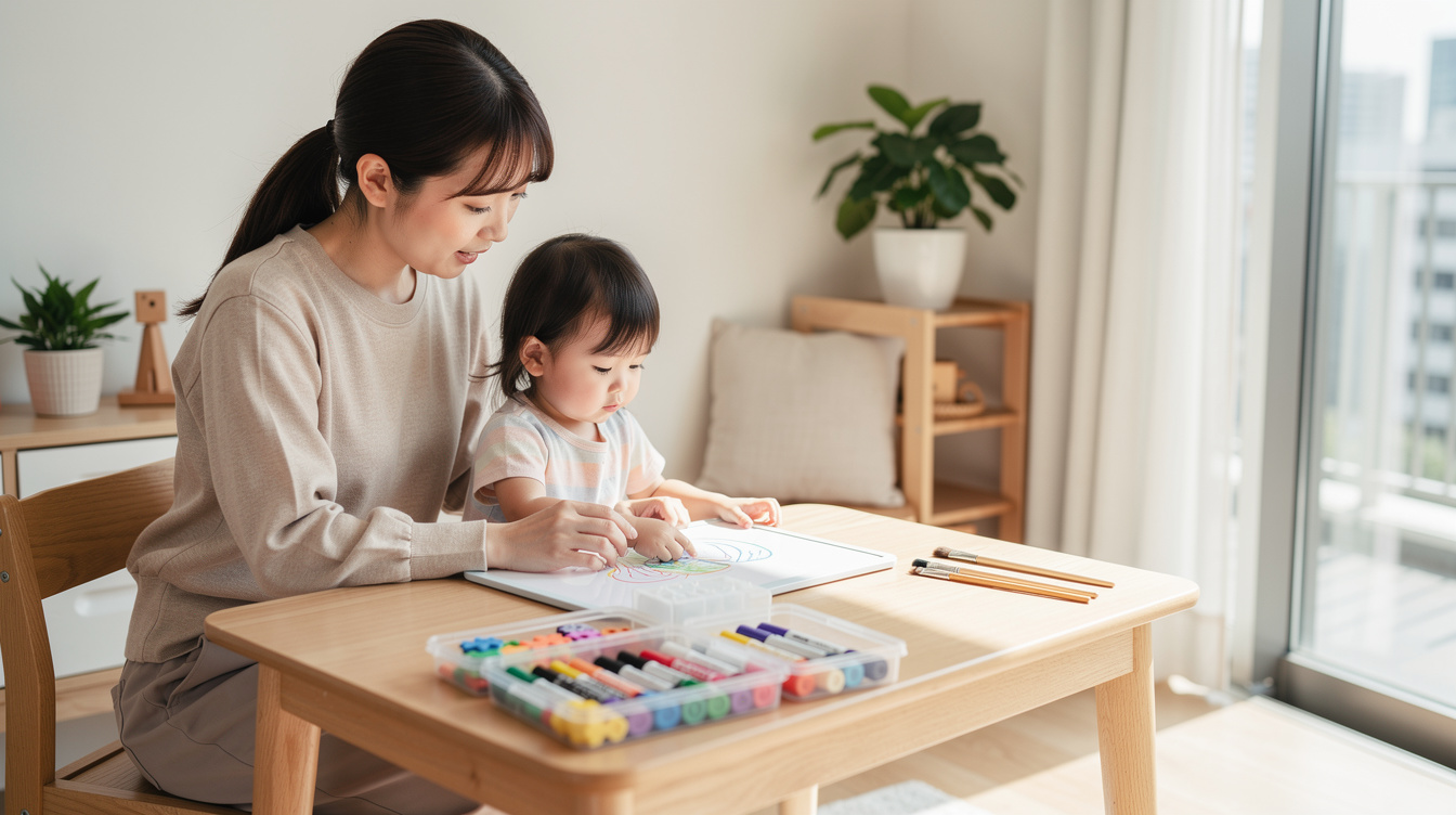 2歳室内遊びアート汚れないおすすめ10選【前半5つ】