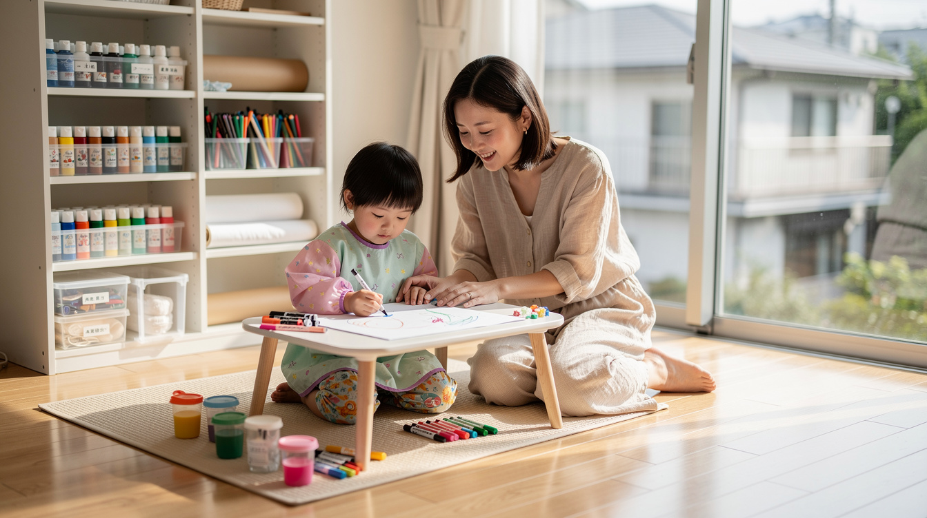 2歳室内遊びアート汚れない環境づくりの完全準備ガイド