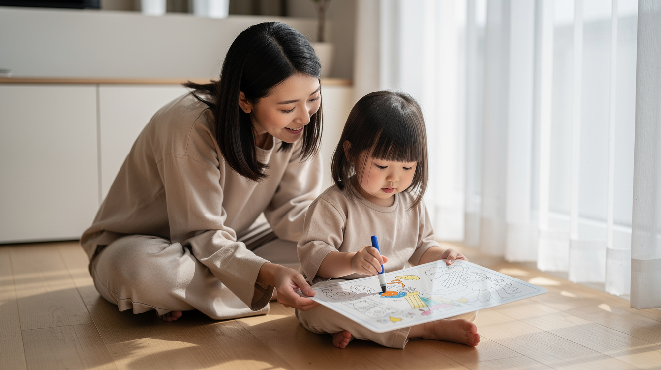 2歳室内遊びアート汚れないが重要な理由とは?