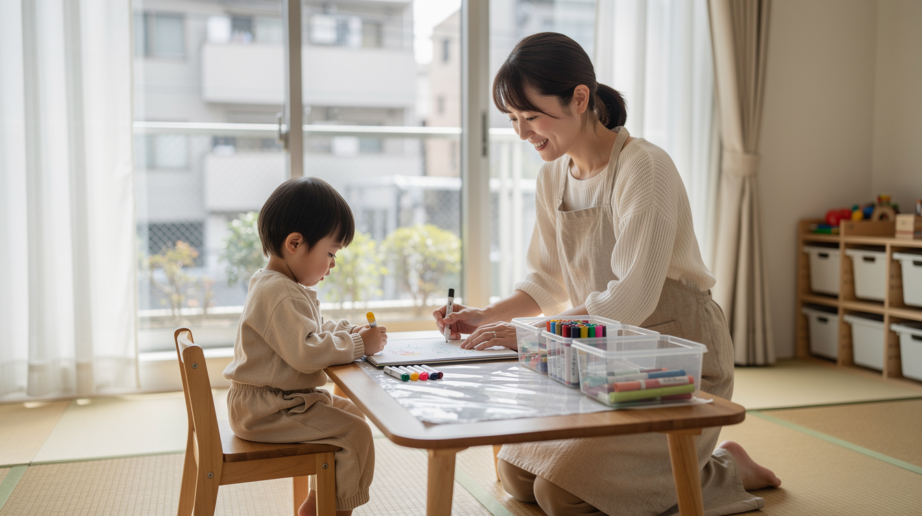 2歳室内遊びアート汚れないが重要な理由とは?