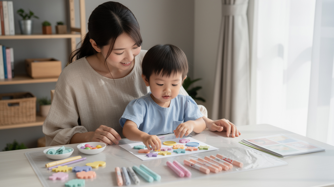 2歳室内遊びアート汚れない!おすすめ工作アイデア5選