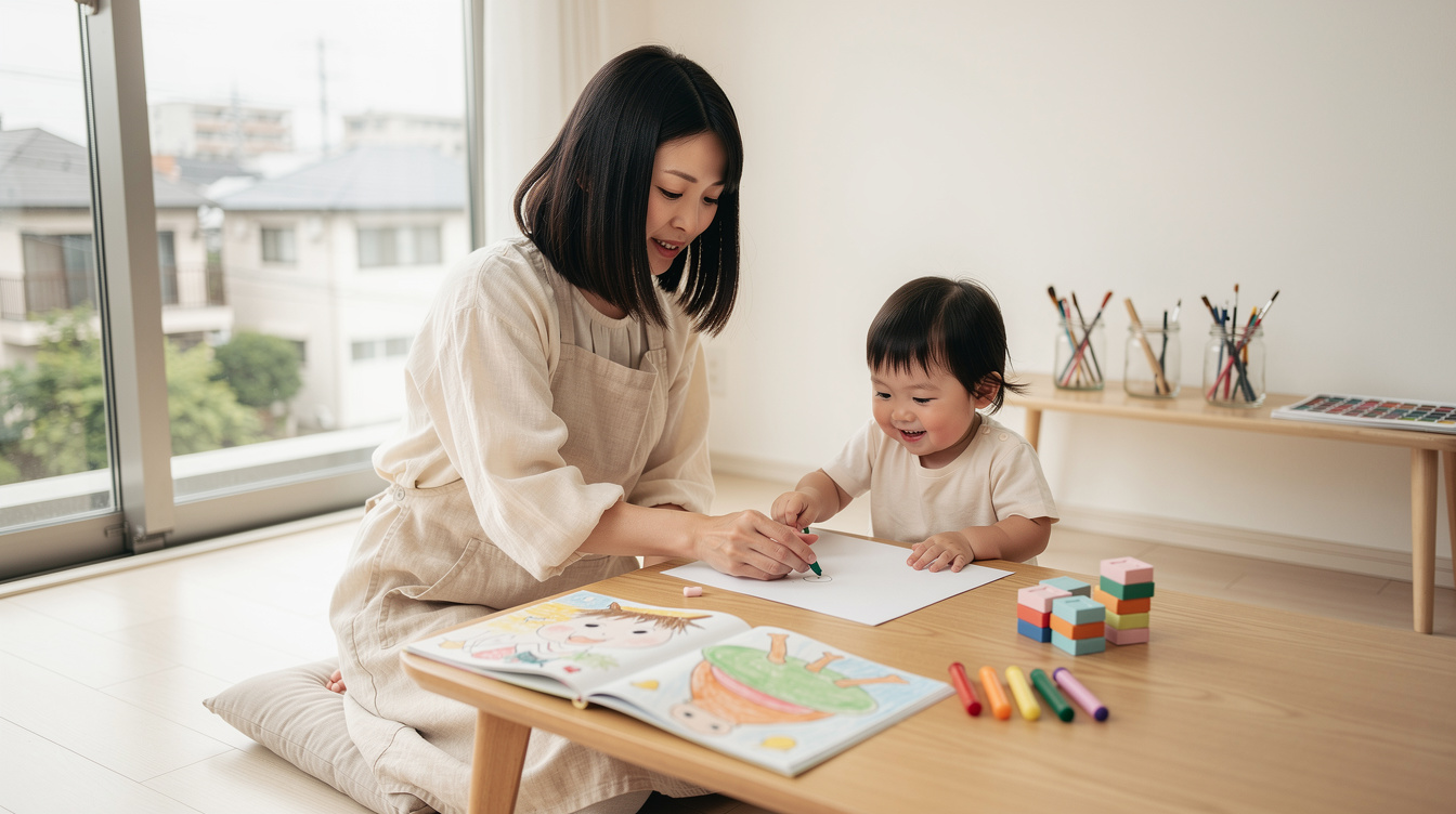 2歳室内遊びアート汚れない!おすすめ素材7選