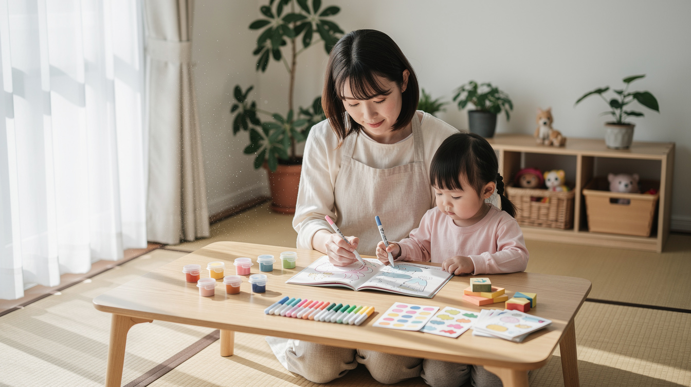 2歳室内遊びアート汚れない!おすすめ道具・材料ランキング